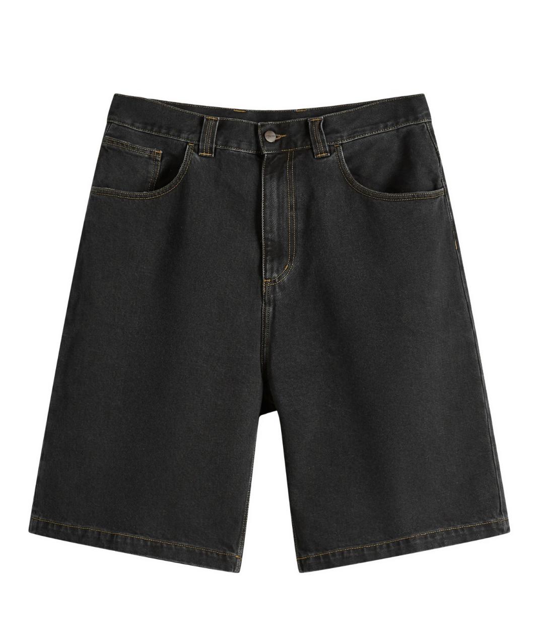 CARHARTT WIP Черные хлопковые прямые джинсы, фото 1