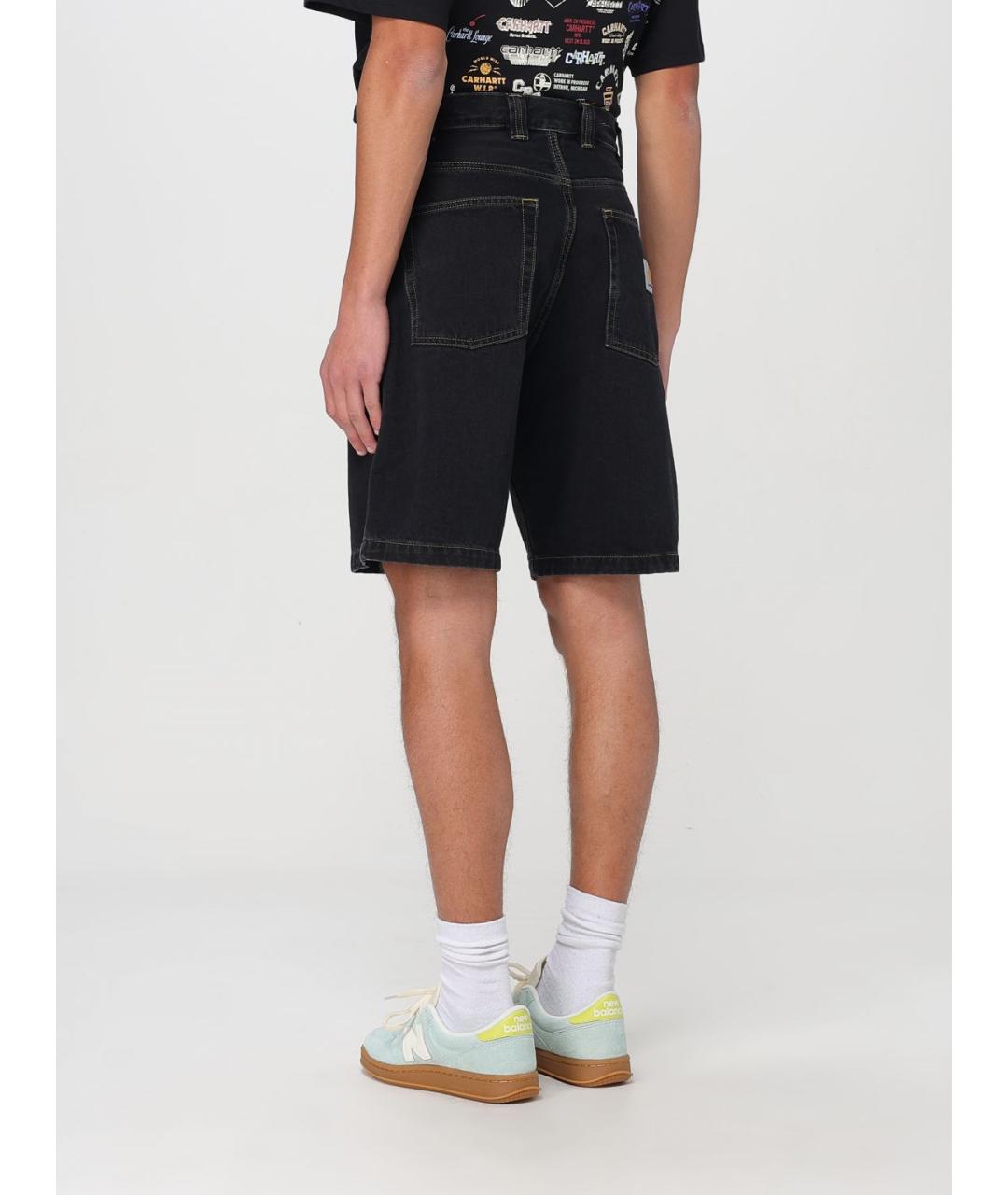 CARHARTT WIP Черные хлопковые прямые джинсы, фото 3
