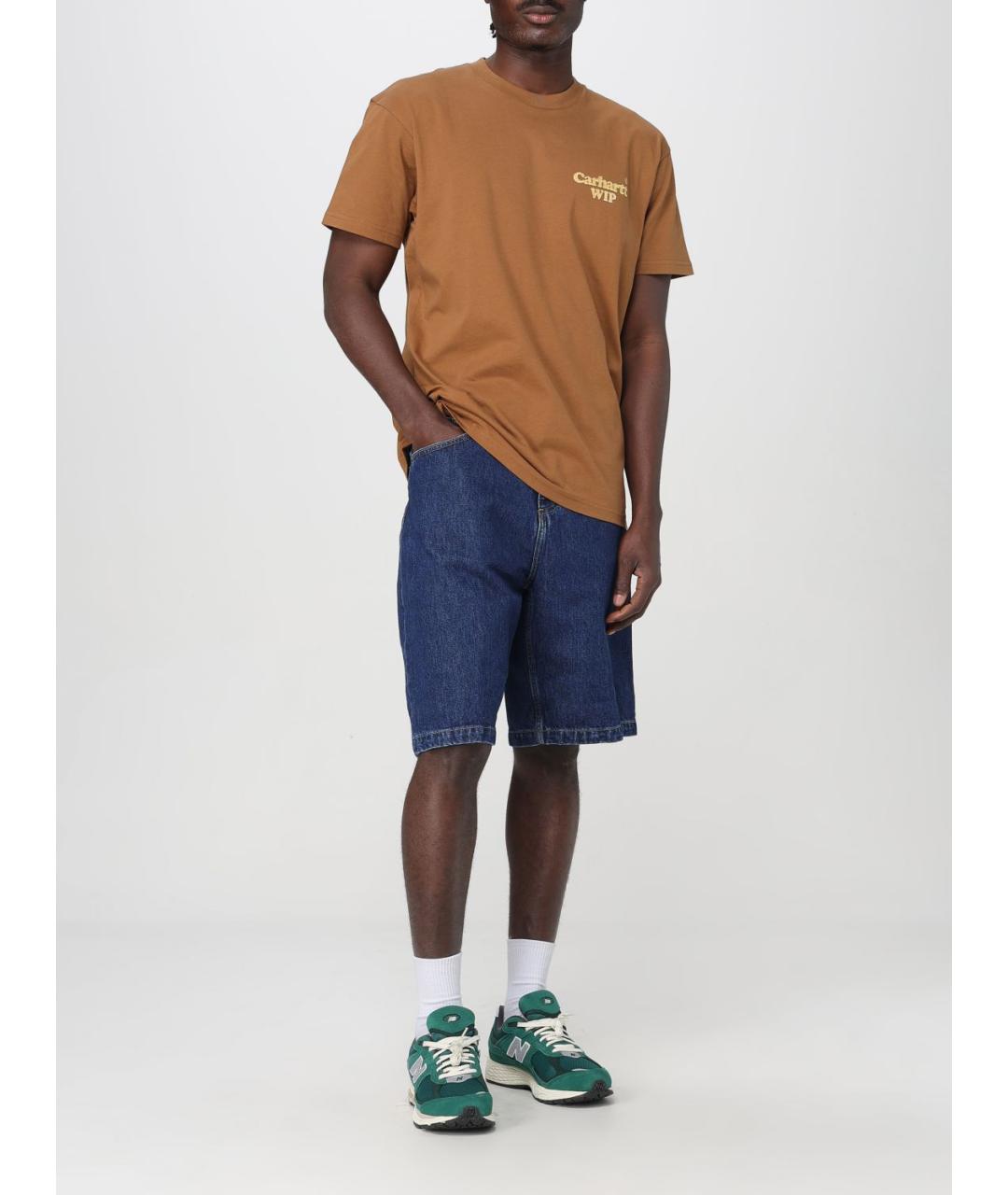 CARHARTT WIP Синие хлопковые шорты, фото 3