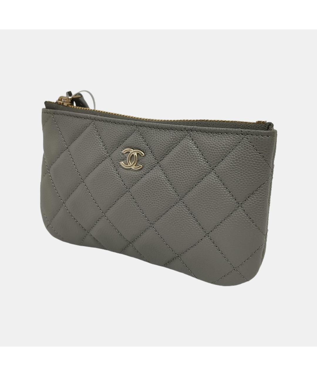 CHANEL Серый кошелек, фото 2