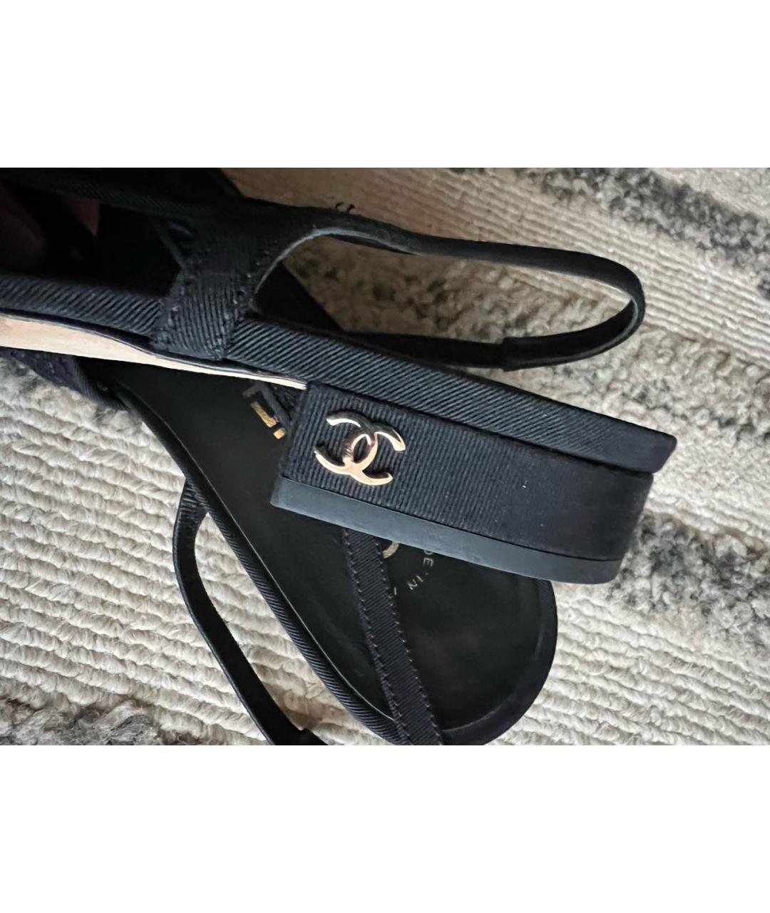 CHANEL Мульти текстильные балетки, фото 5