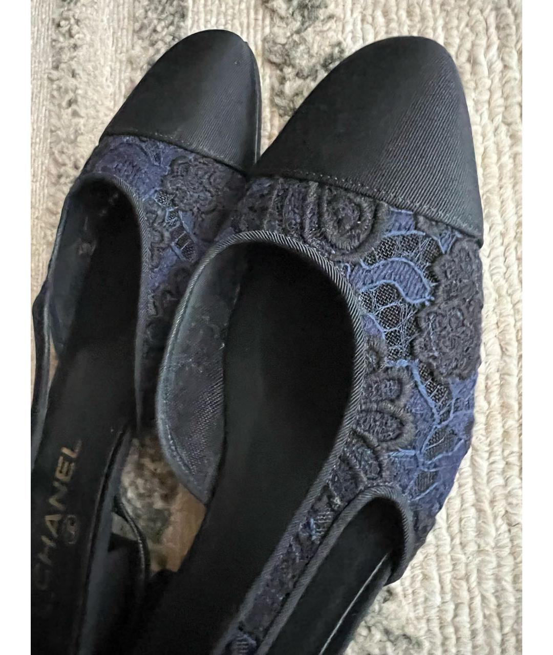 CHANEL Мульти текстильные балетки, фото 6