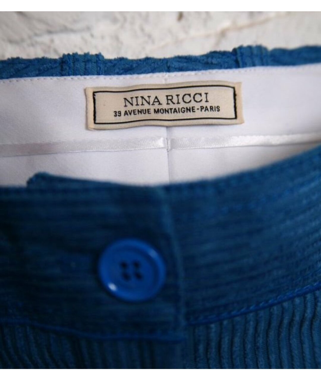 NINA RICCI Синяя юбка миди, фото 3