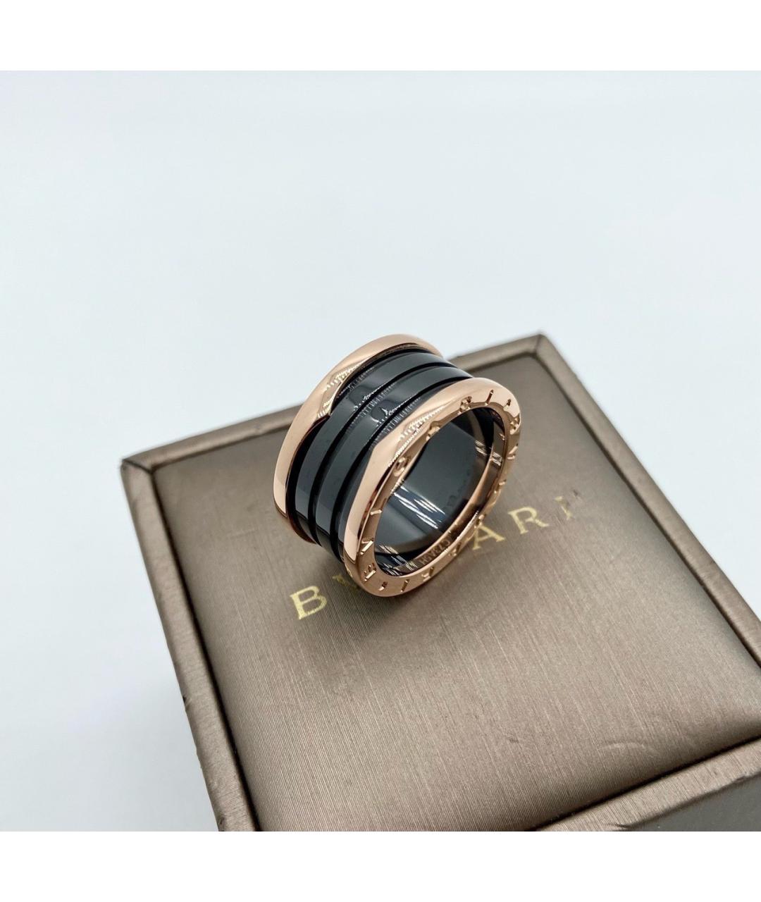 BVLGARI Хаки кольцо из розового золота, фото 3