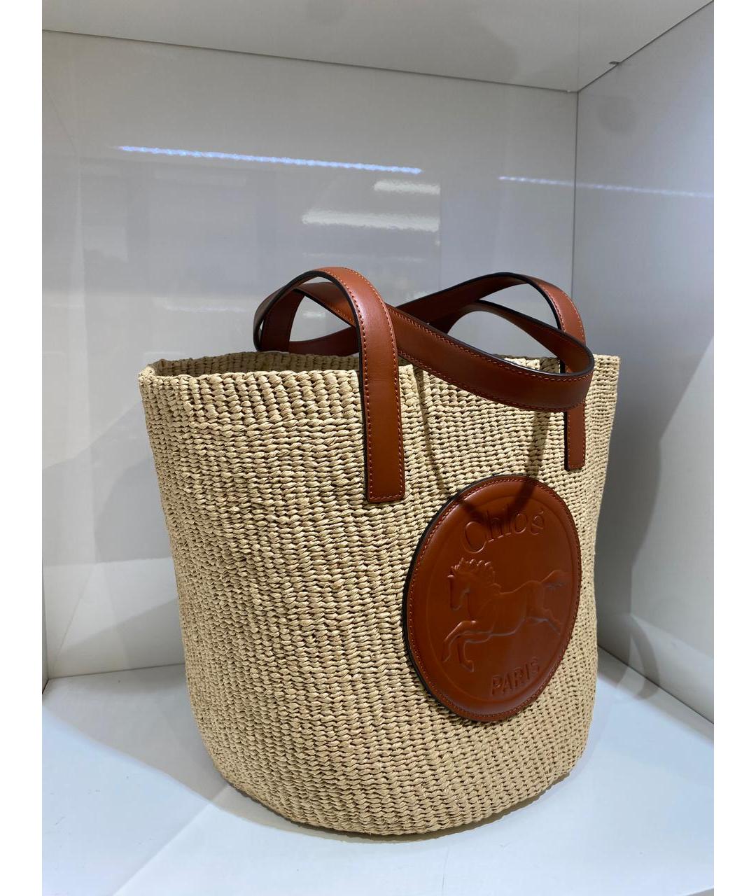 CHLOE Бежевая сумка тоут, фото 4