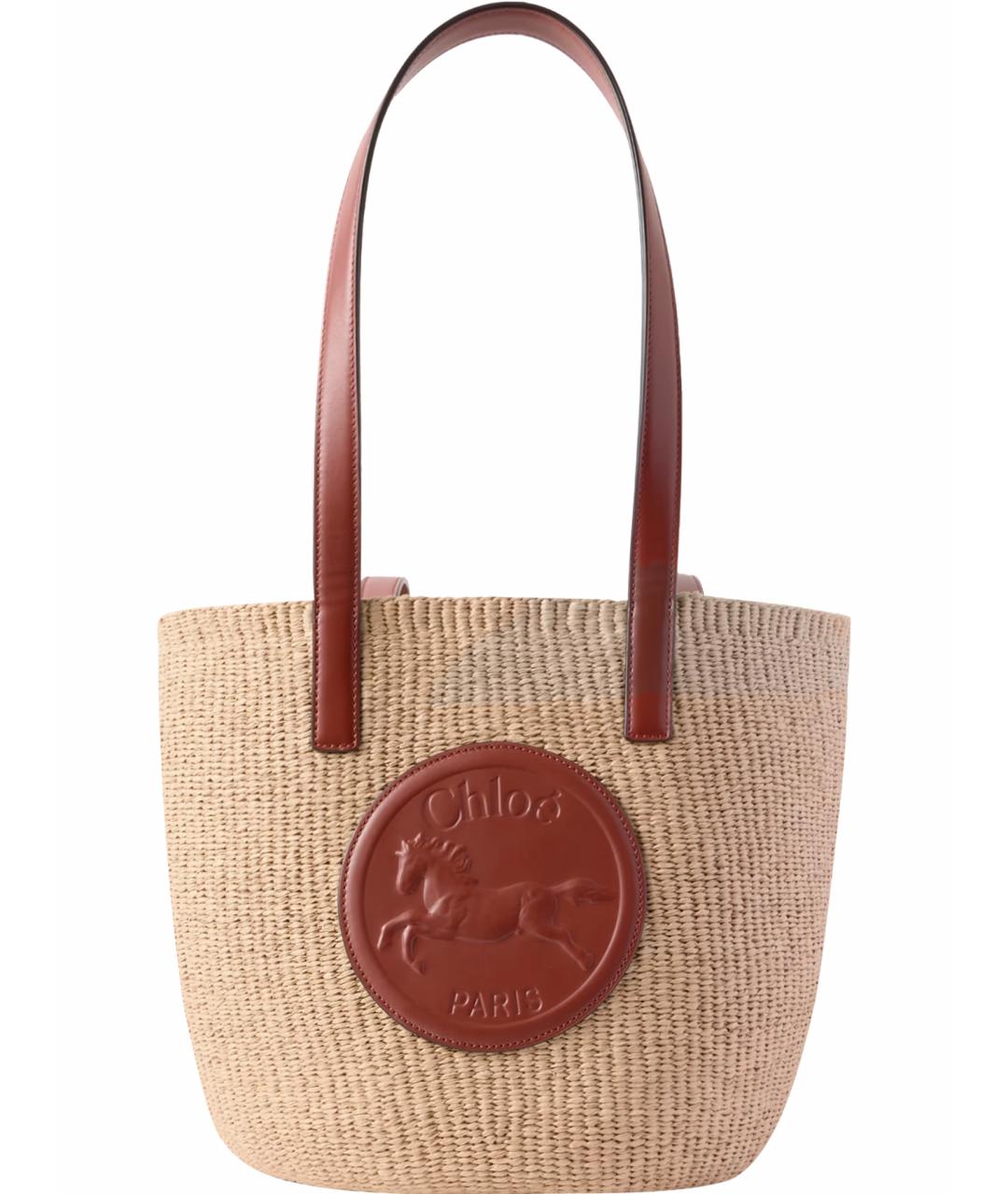CHLOE Бежевая сумка тоут, фото 1
