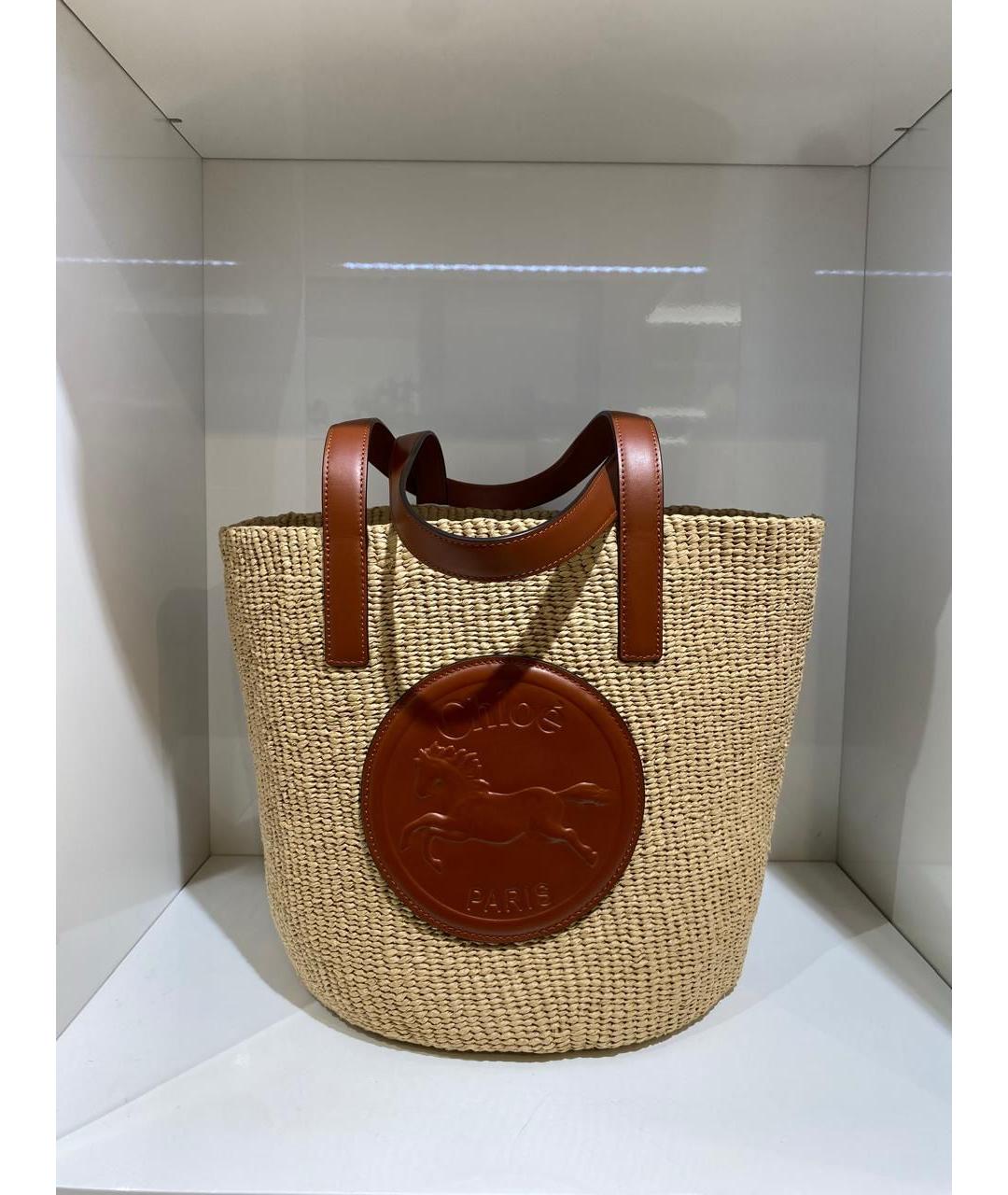 CHLOE Бежевая сумка тоут, фото 3