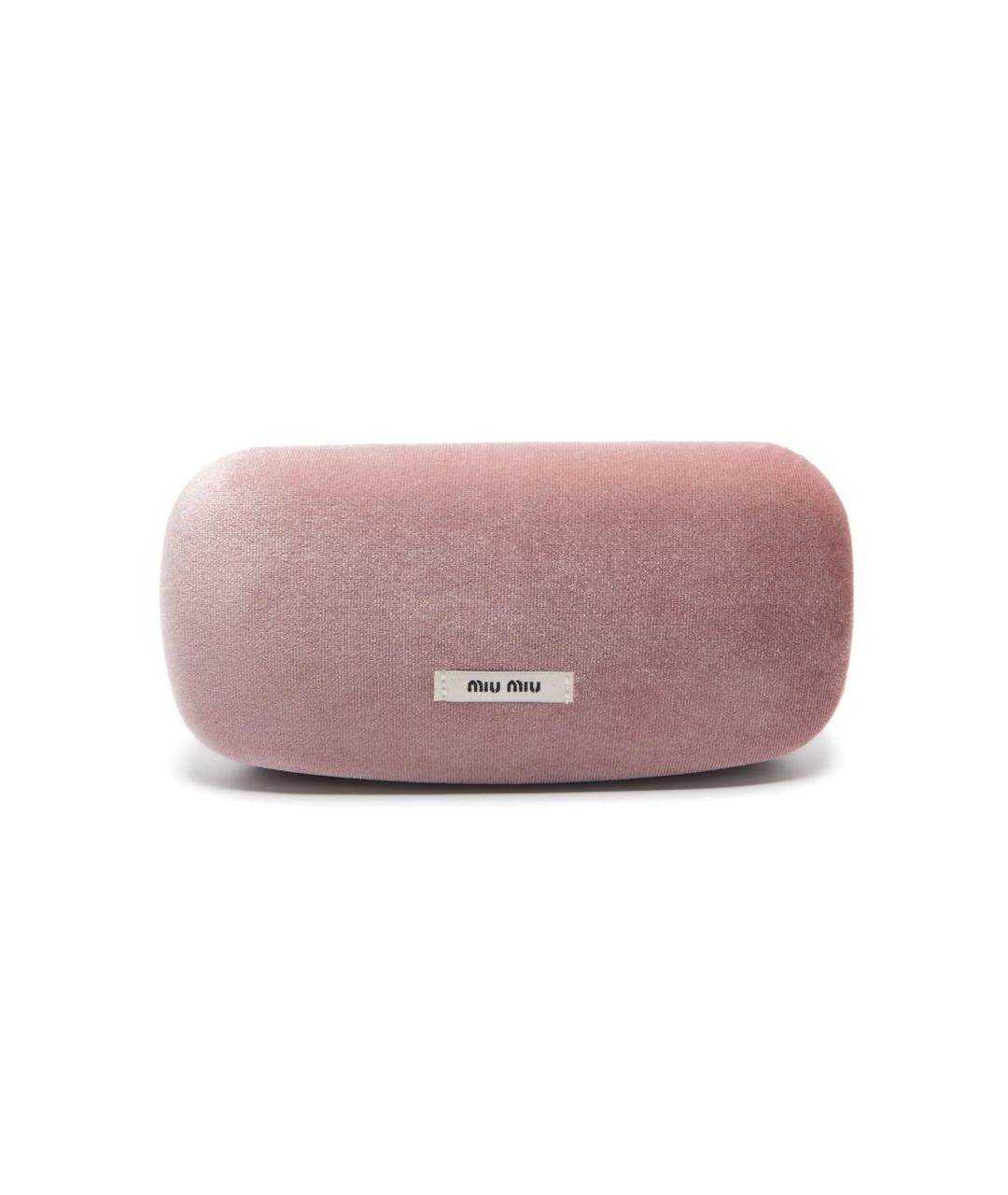 MIU MIU Голубые металлические солнцезащитные очки, фото 4