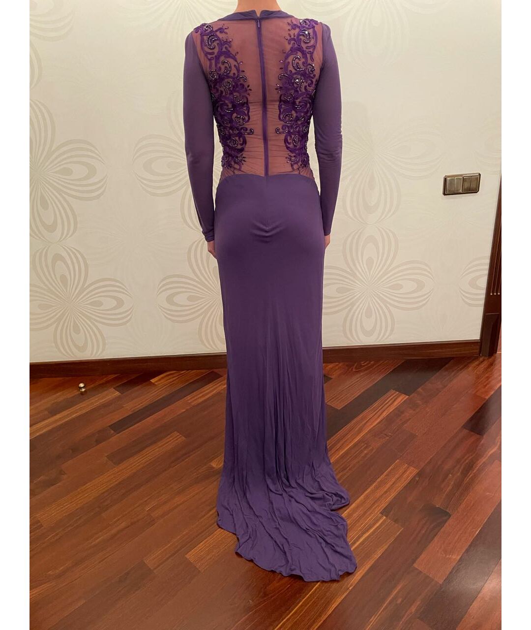 ZUHAIR MURAD Фиолетовое вечернее платье, фото 2