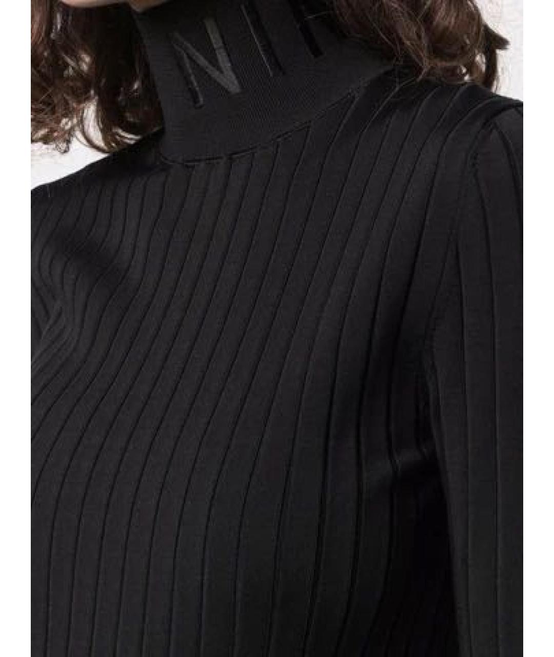 NINA RICCI Черная вискозная водолазка, фото 7