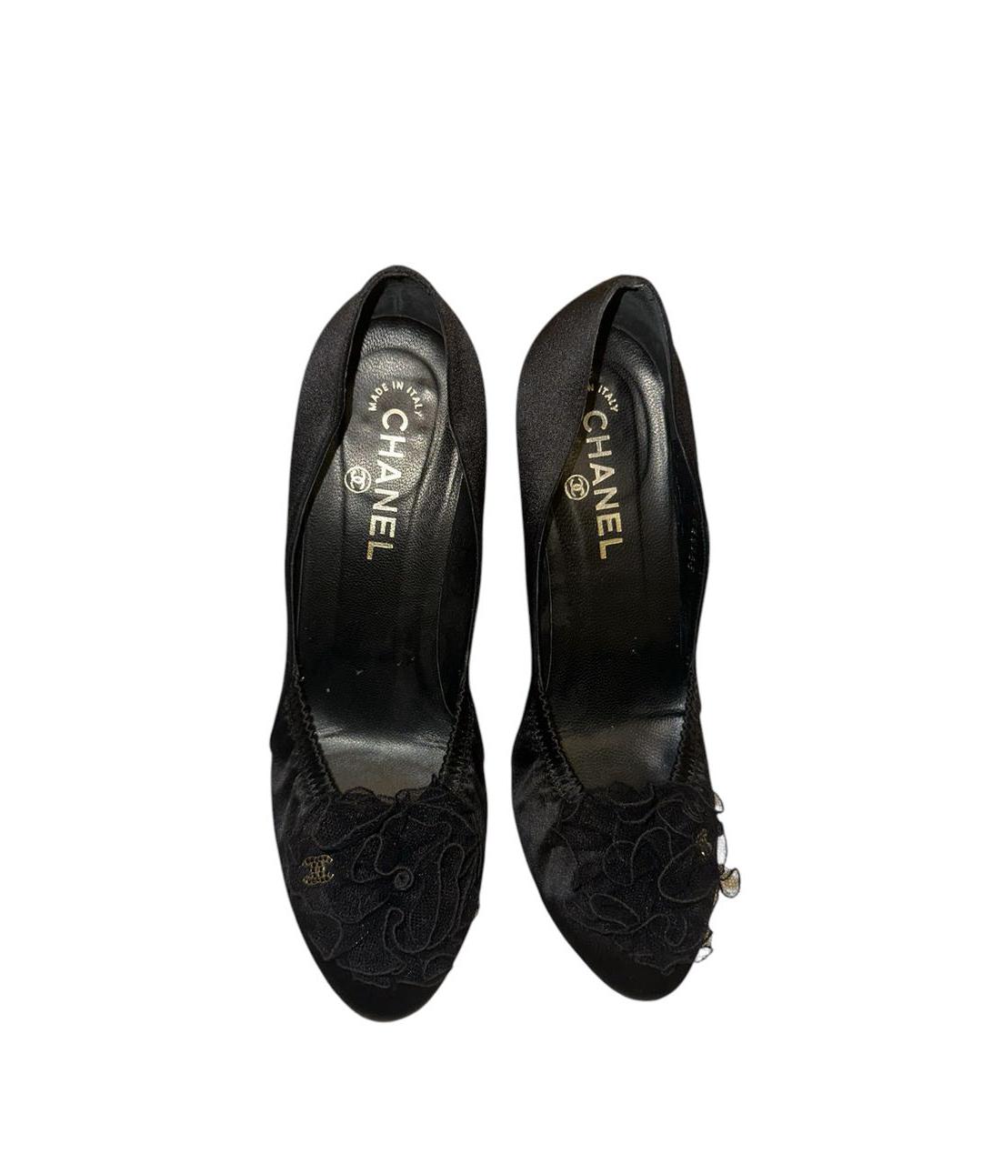 CHANEL Черные туфли, фото 2