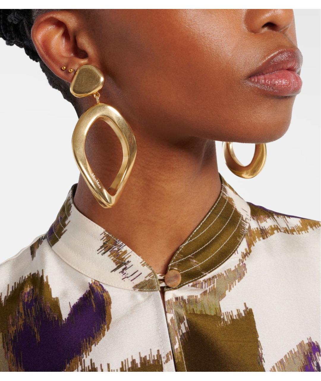 MAX MARA Золотые серьги, фото 6