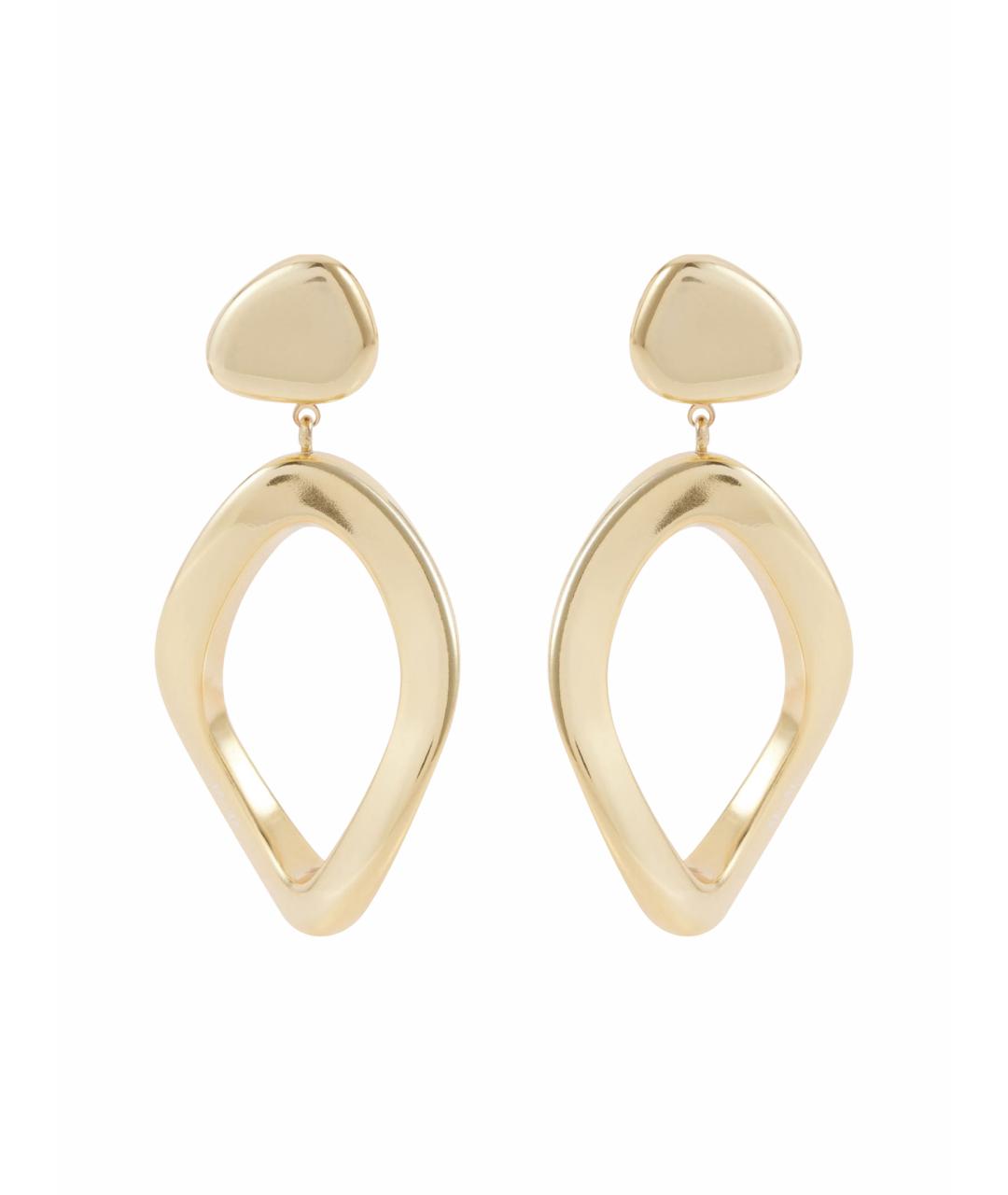 MAX MARA Золотые серьги, фото 1