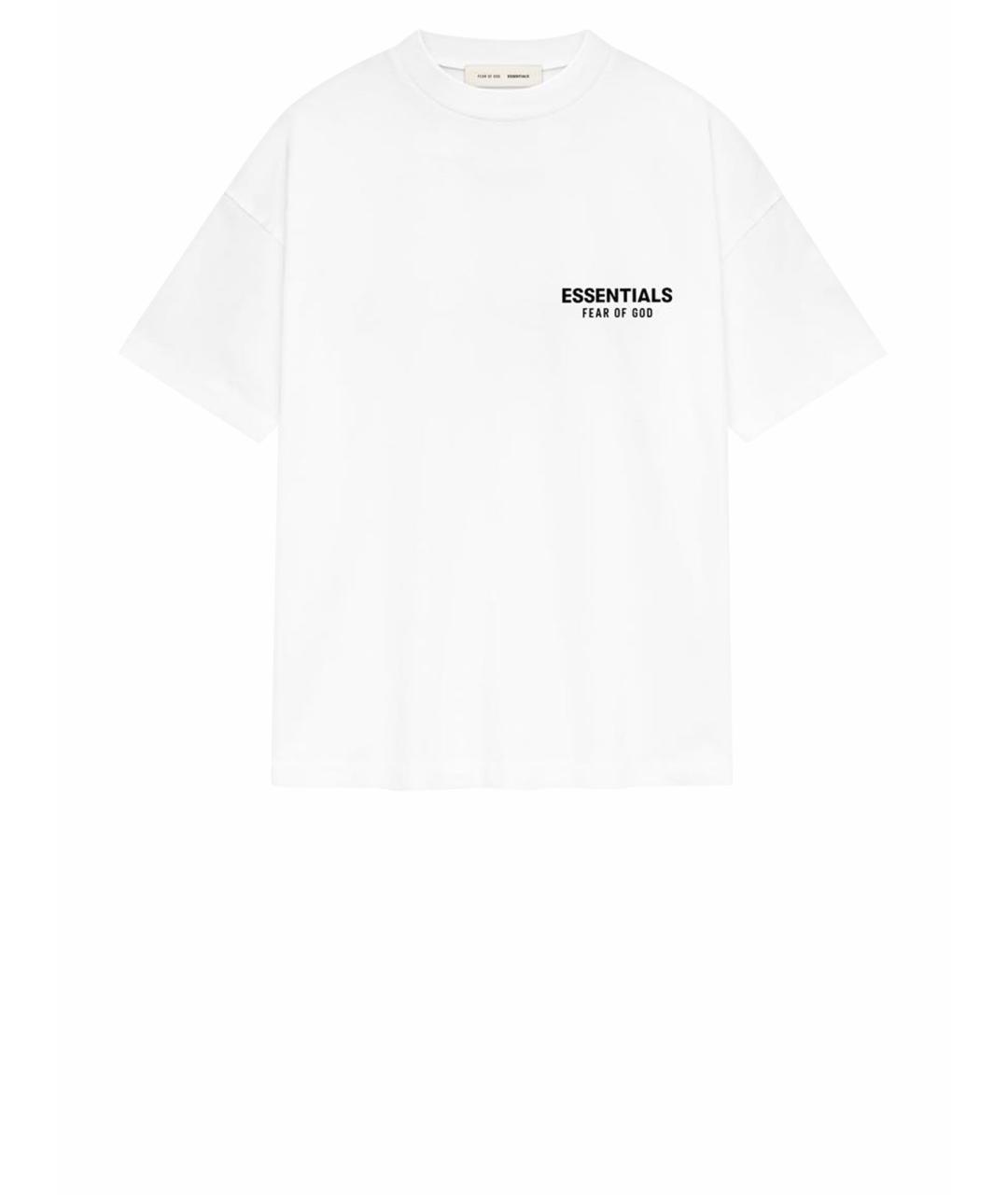 FEAR OF GOD ESSENTIALS Белая хлопковая футболка, фото 1