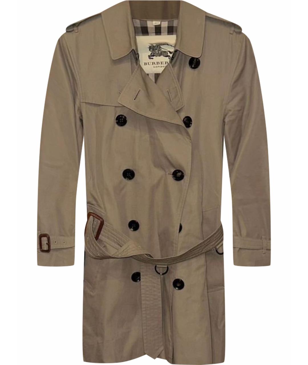 BURBERRY Бежевый тренч / плащ, фото 1