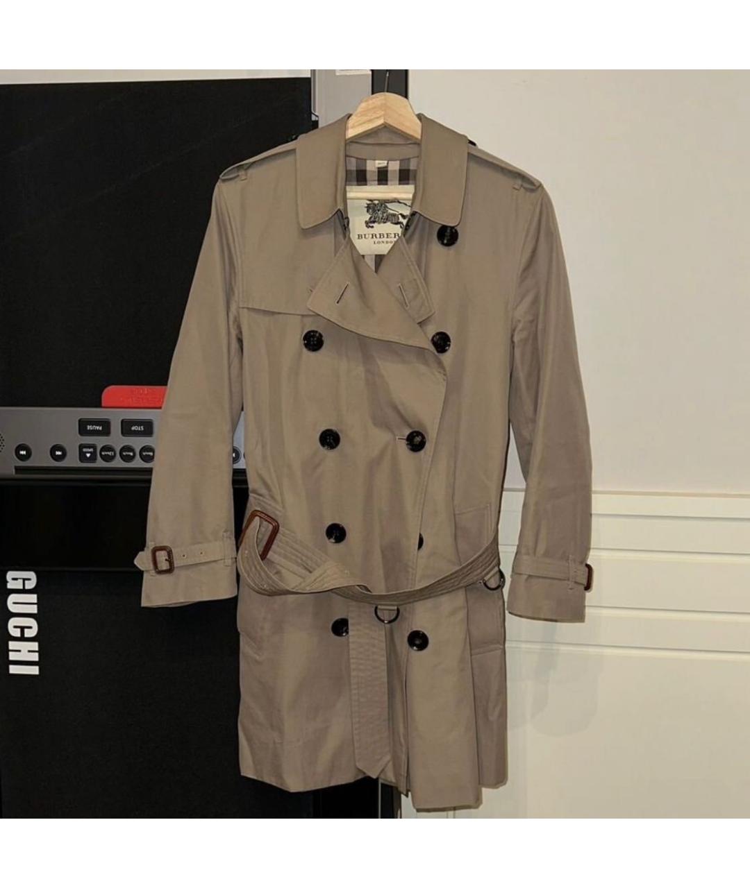BURBERRY Бежевый тренч / плащ, фото 9