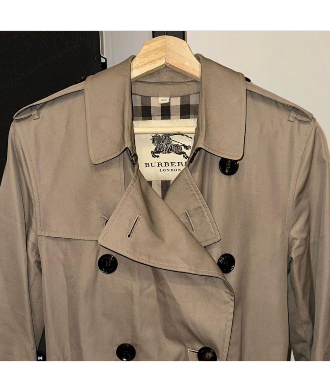 BURBERRY Бежевый тренч / плащ, фото 3