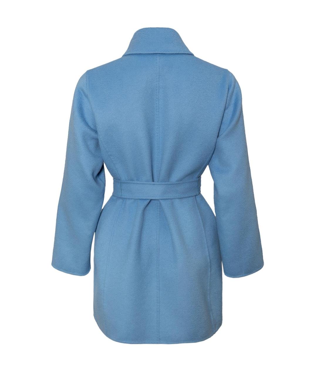 MAX MARA Голубое кашемировое пальто, фото 2