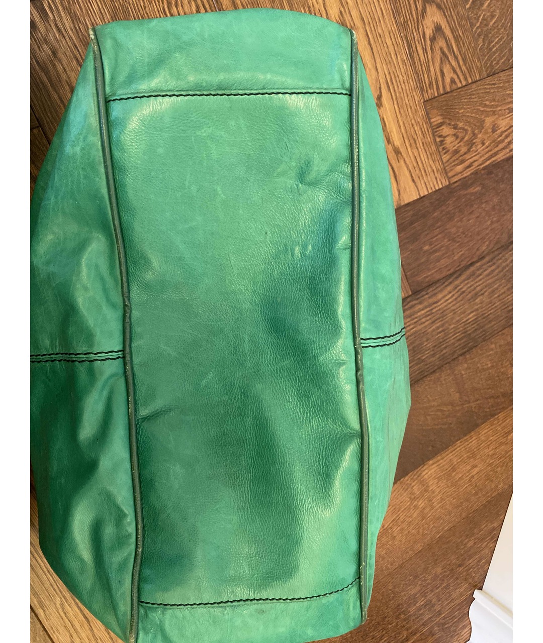 GUCCI Зеленая кожаная сумка на плечо, фото 5