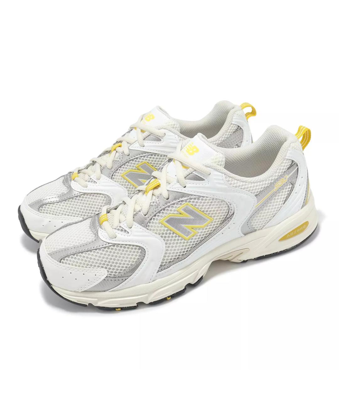 NEW BALANCE Белые текстильные кроссовки, фото 2