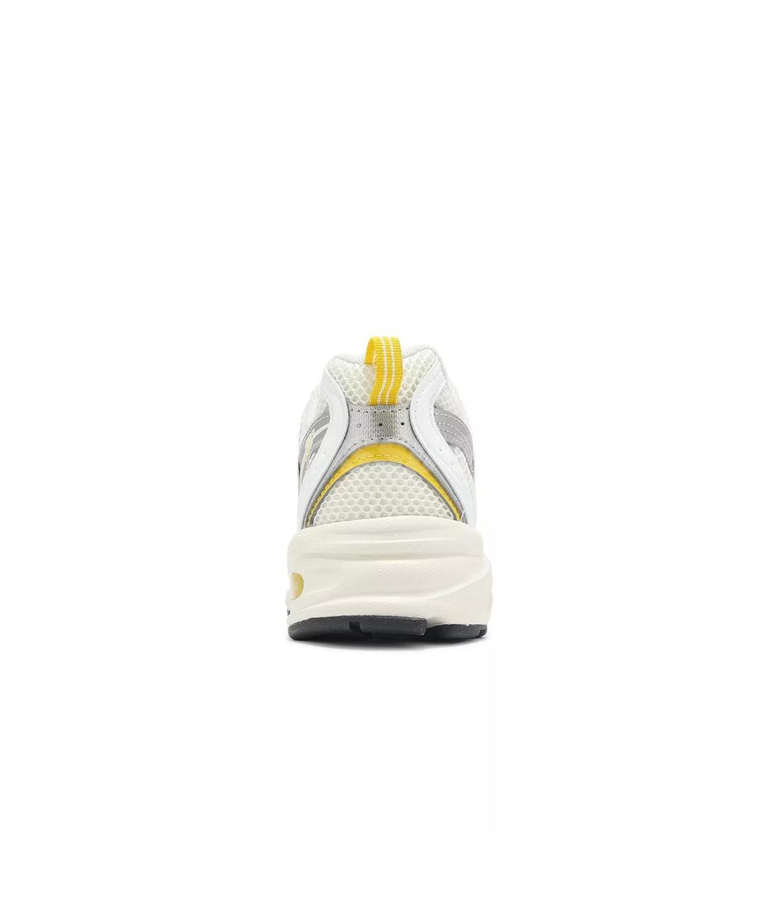 NEW BALANCE Белые текстильные кроссовки, фото 3