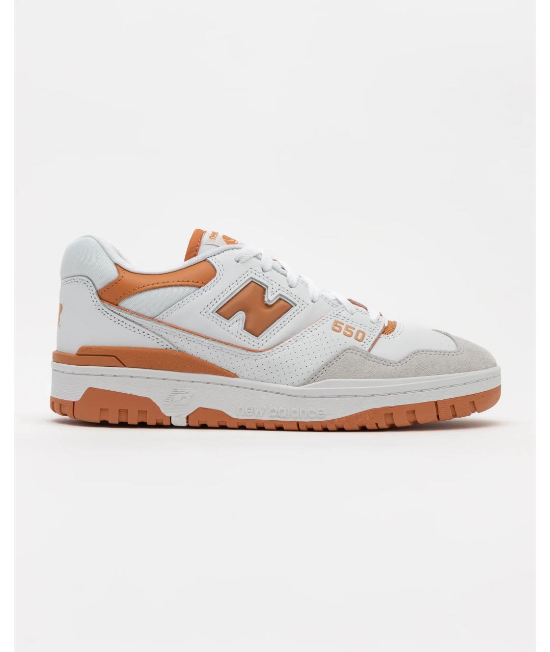 NEW BALANCE Белые кроссовки из искусственной кожи, фото 5
