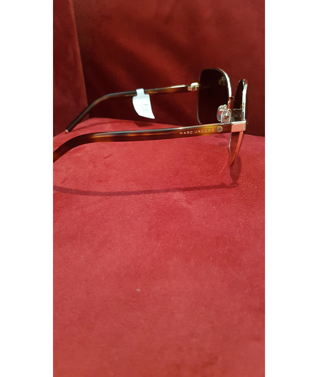 MARC JACOBS Коричневые пластиковые солнцезащитные очки, фото 2