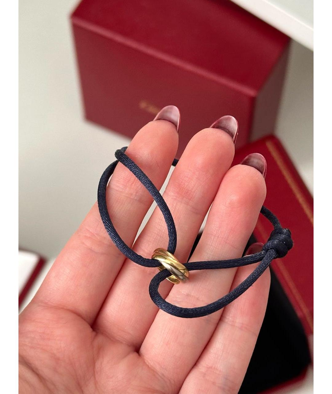 CARTIER Темно-синий браслет из желтого золота, фото 4