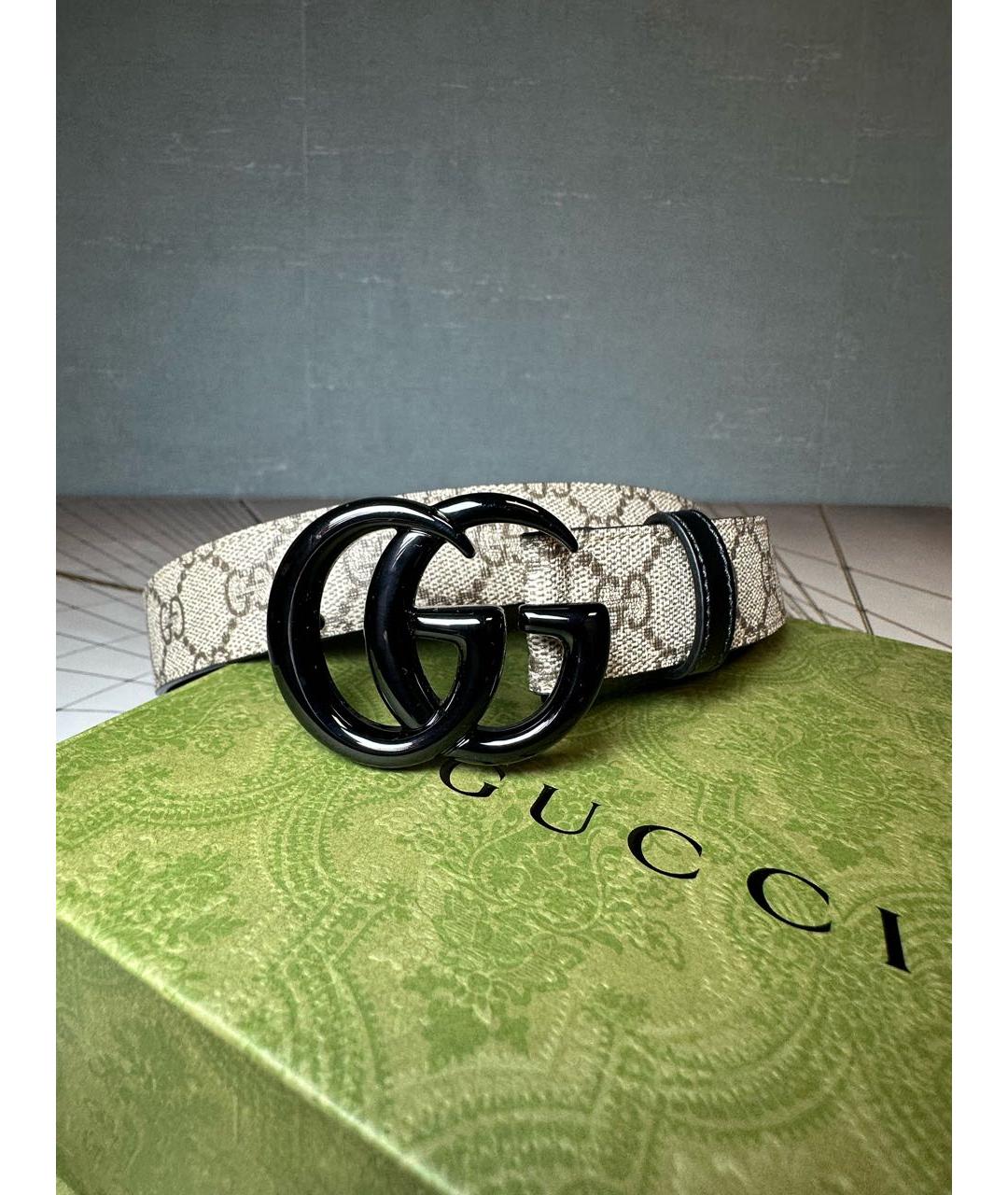 GUCCI Коричневый кожаный ремень, фото 7