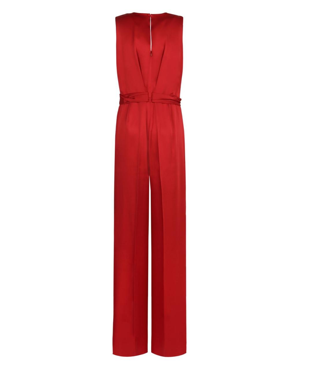 MAX MARA STUDIO Красный полиамидовый комбинезон, фото 2