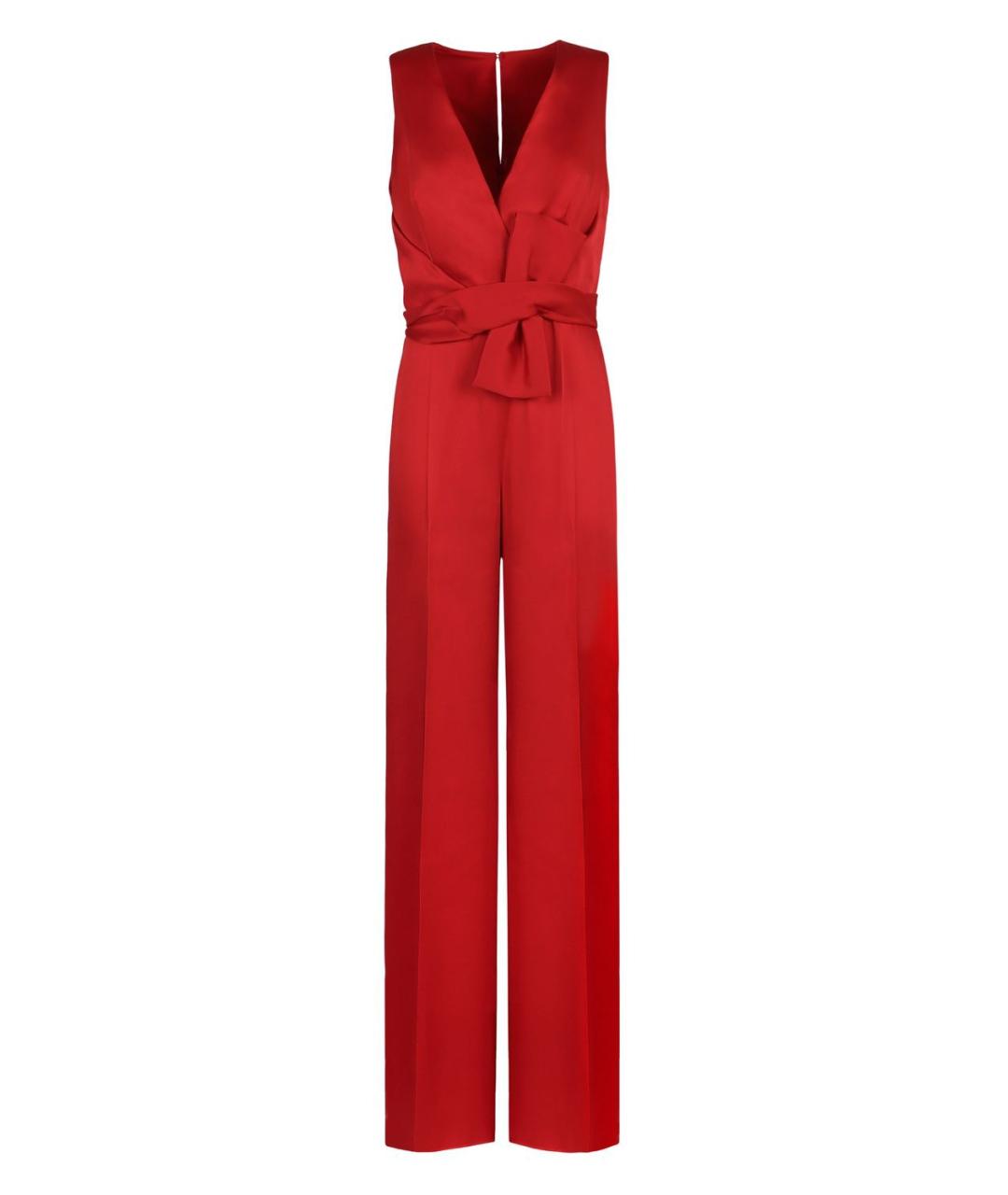 MAX MARA STUDIO Красный полиамидовый комбинезон, фото 1