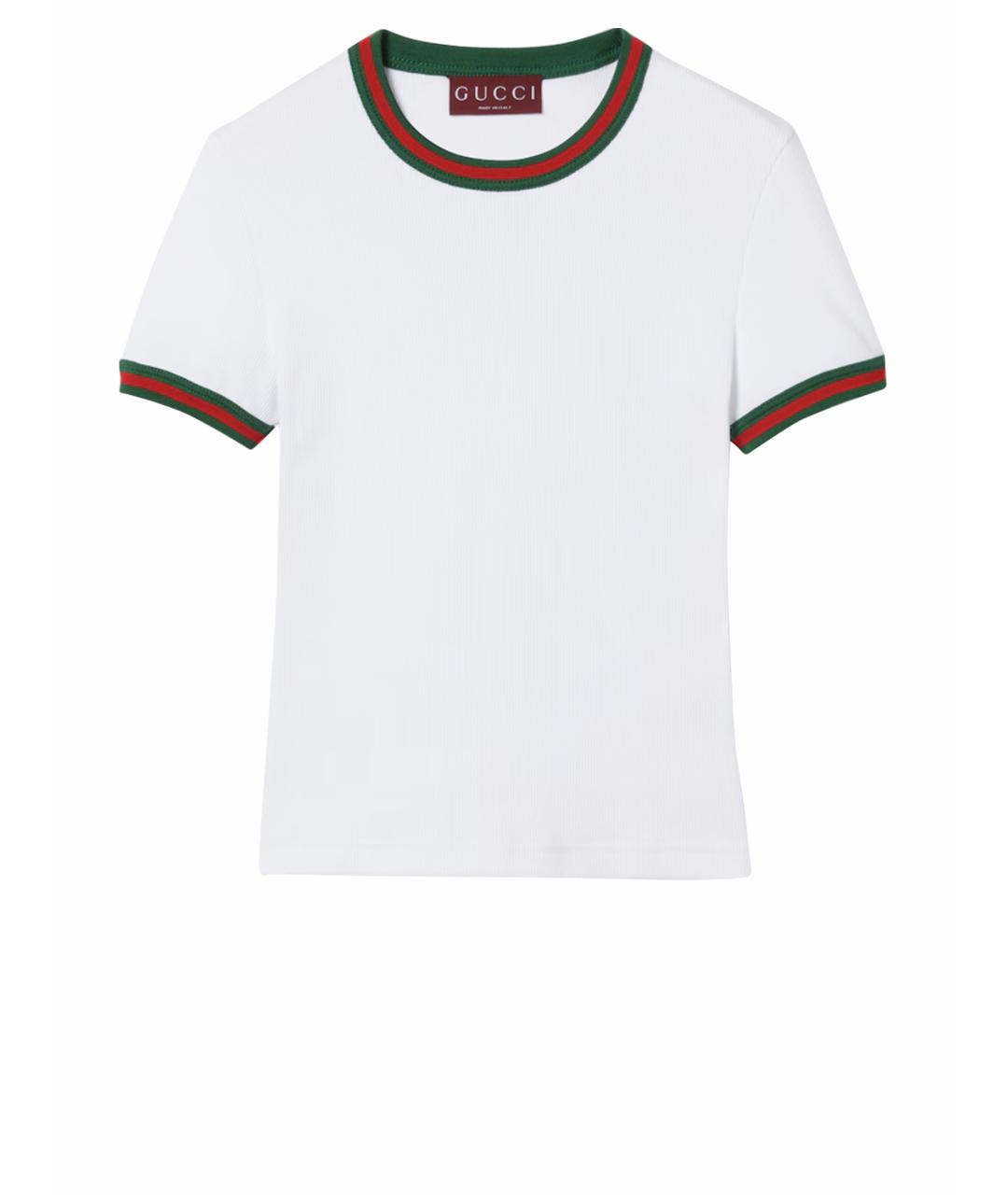 GUCCI Белая футболка, фото 1