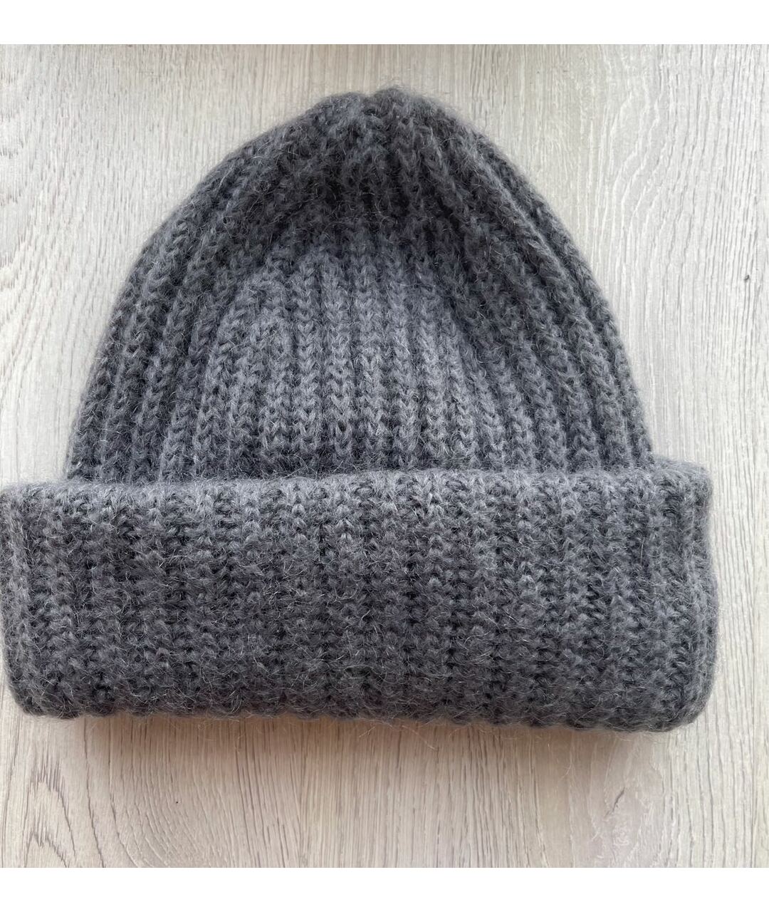 TAK.ORI Серая шерстяная шапка, фото 6