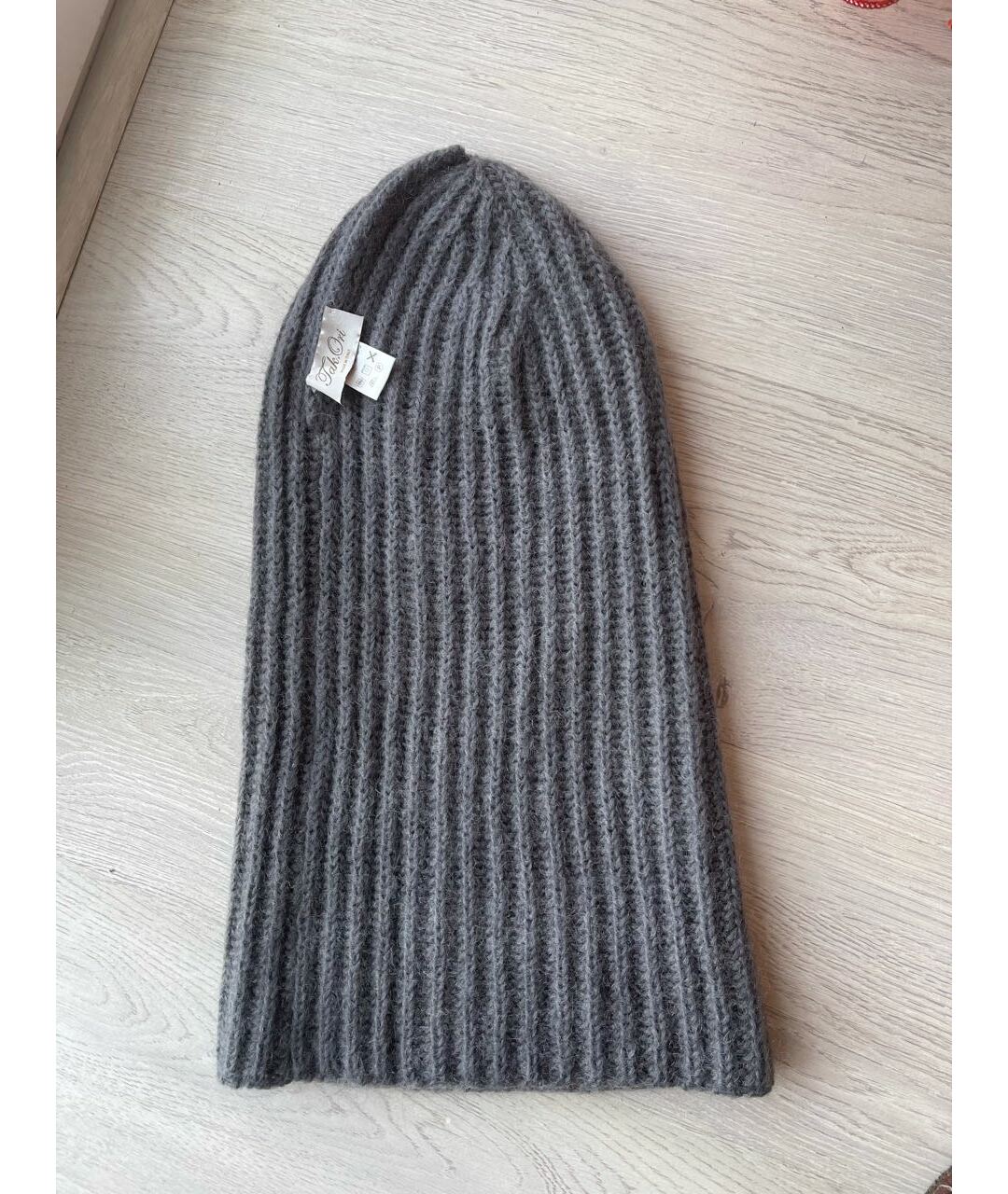TAK.ORI Серая шерстяная шапка, фото 4