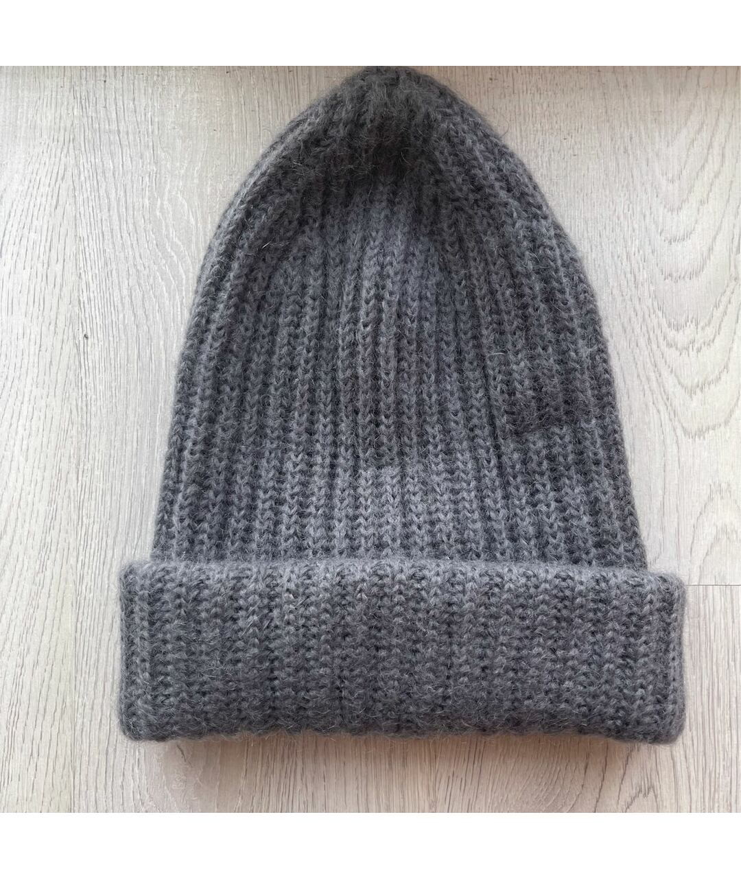 TAK.ORI Серая шерстяная шапка, фото 2