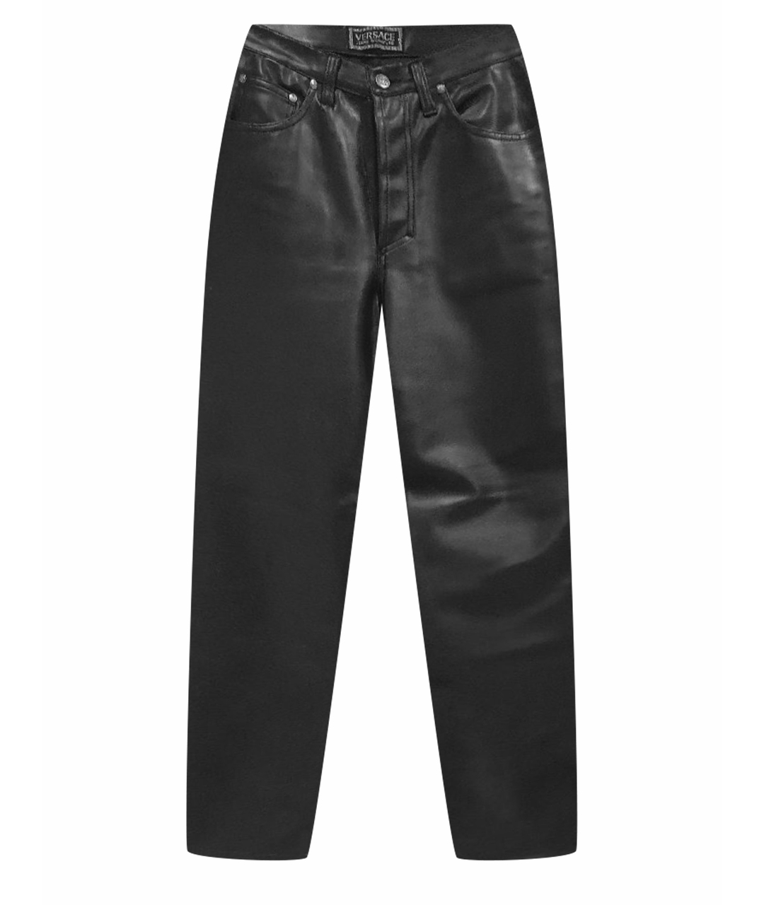 VERSACE JEANS COUTURE Черные прямые джинсы, фото 1