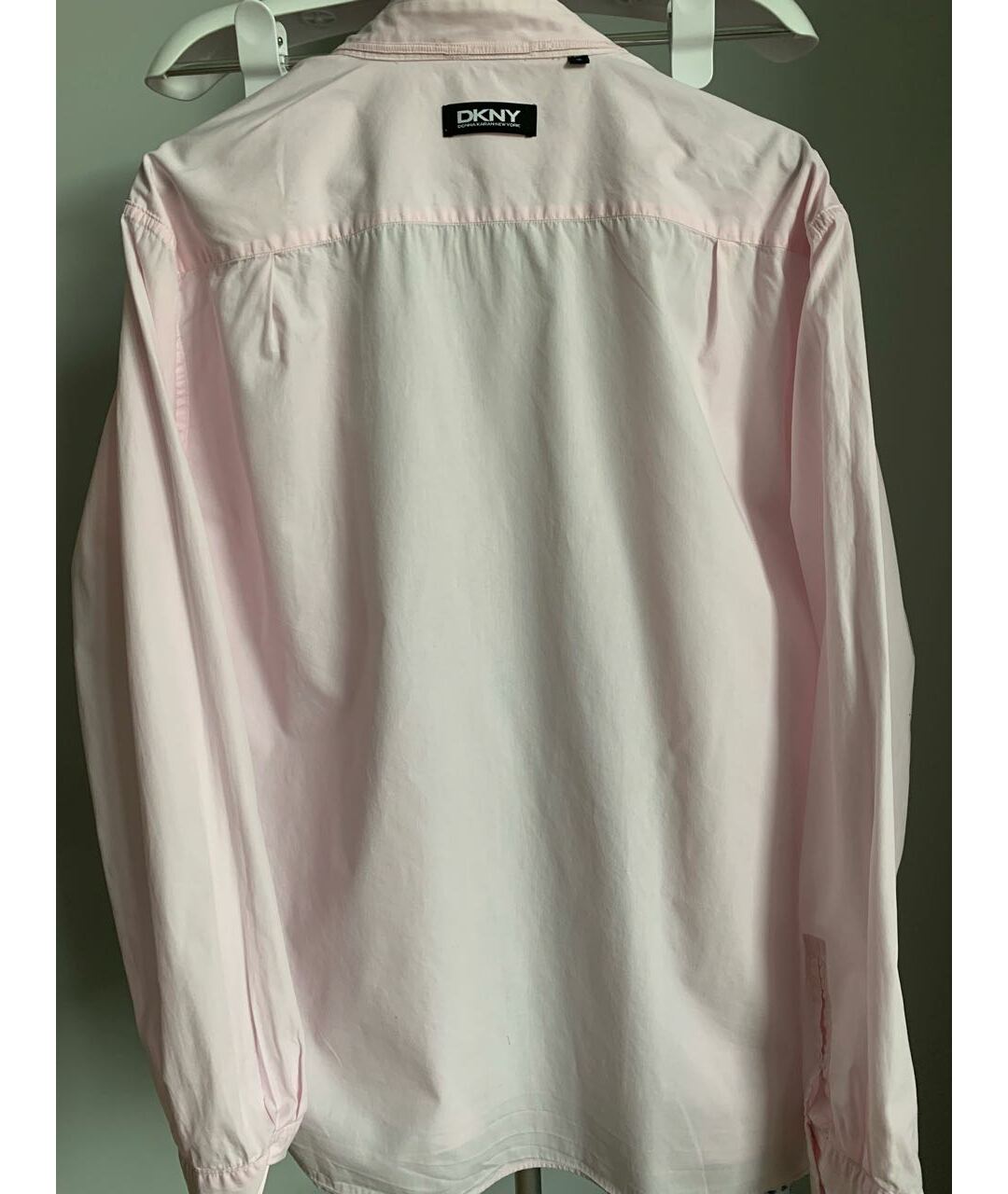 DKNY Розовая хлопковая классическая рубашка, фото 3