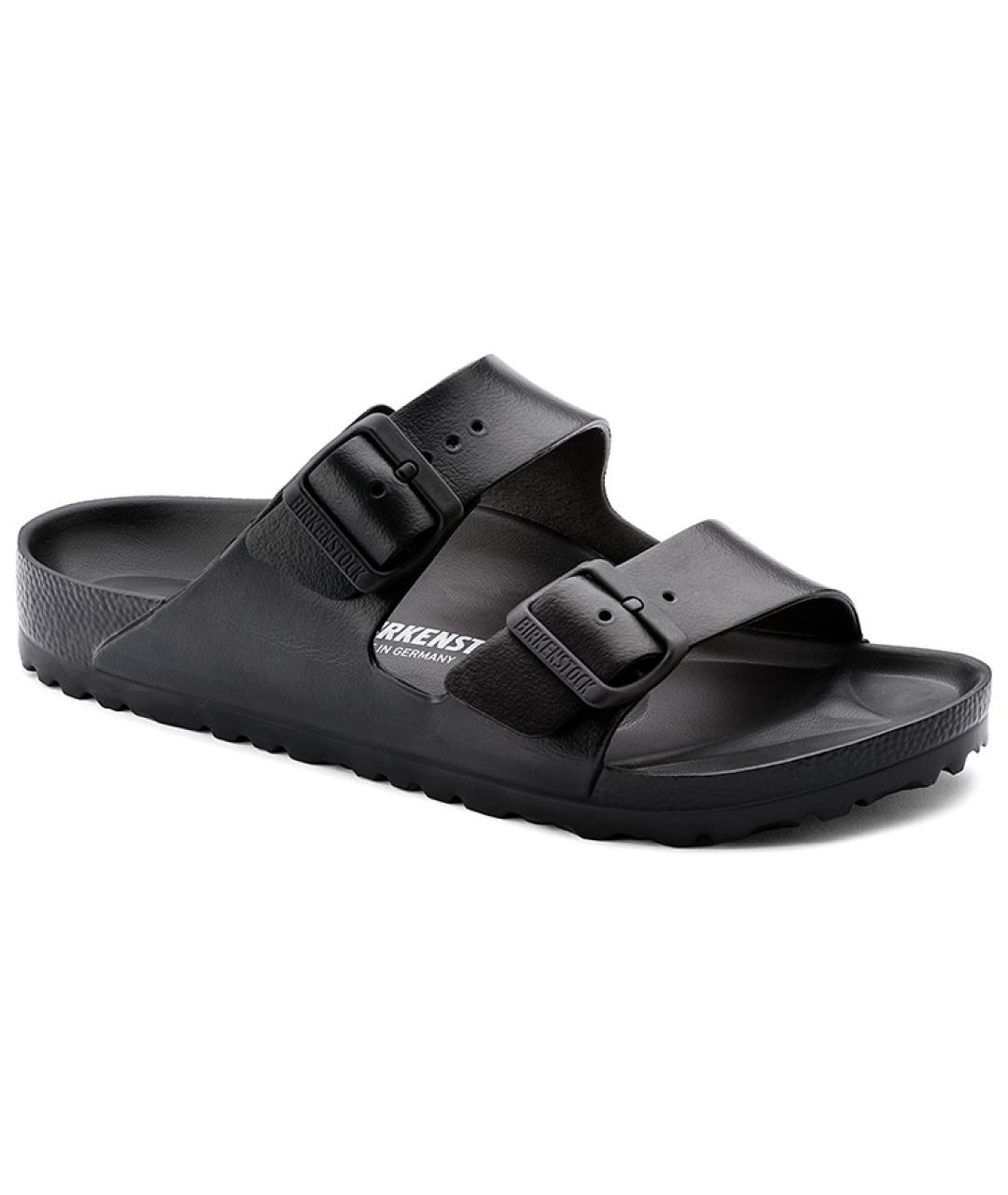 BIRKENSTOCK Черные кожаные сандалии, фото 3