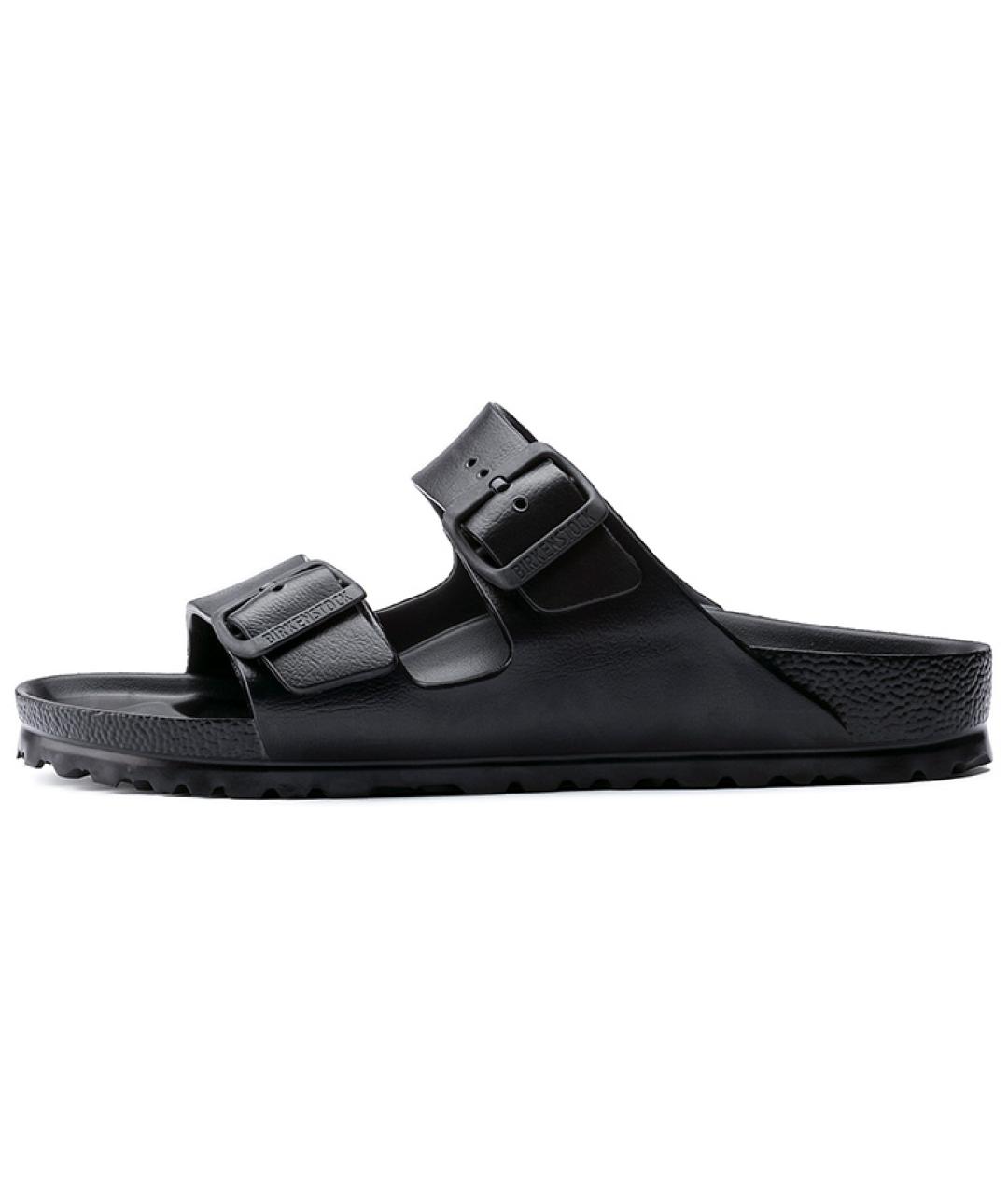 BIRKENSTOCK Черные кожаные сандалии, фото 2