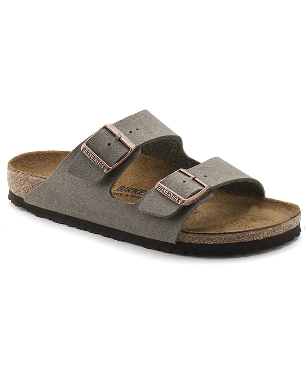 BIRKENSTOCK Серые замшевые сандалии, фото 3