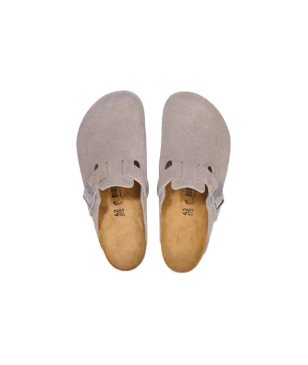 BIRKENSTOCK Серые сабо, фото 4