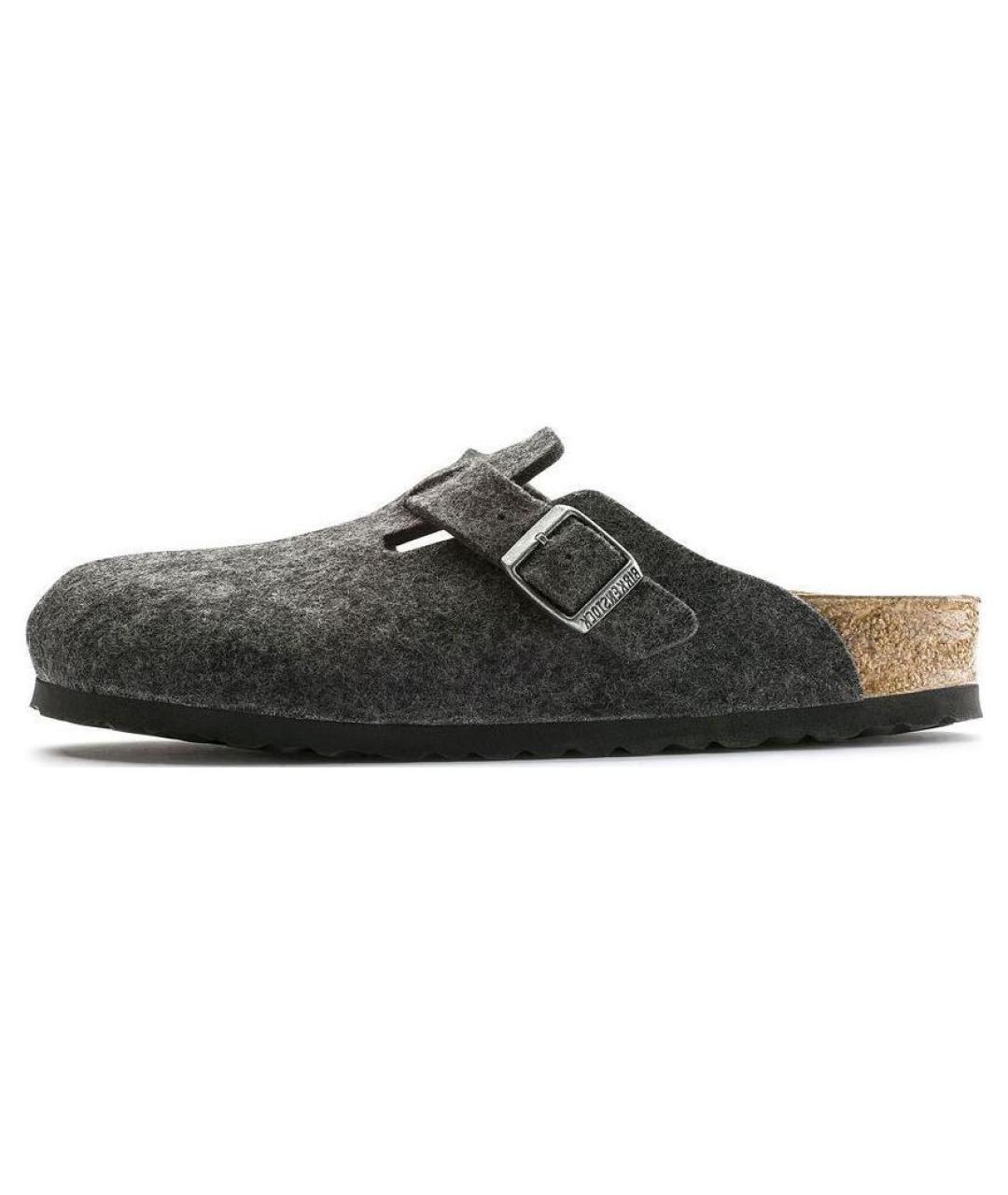 BIRKENSTOCK Антрацитовые сабо, фото 2