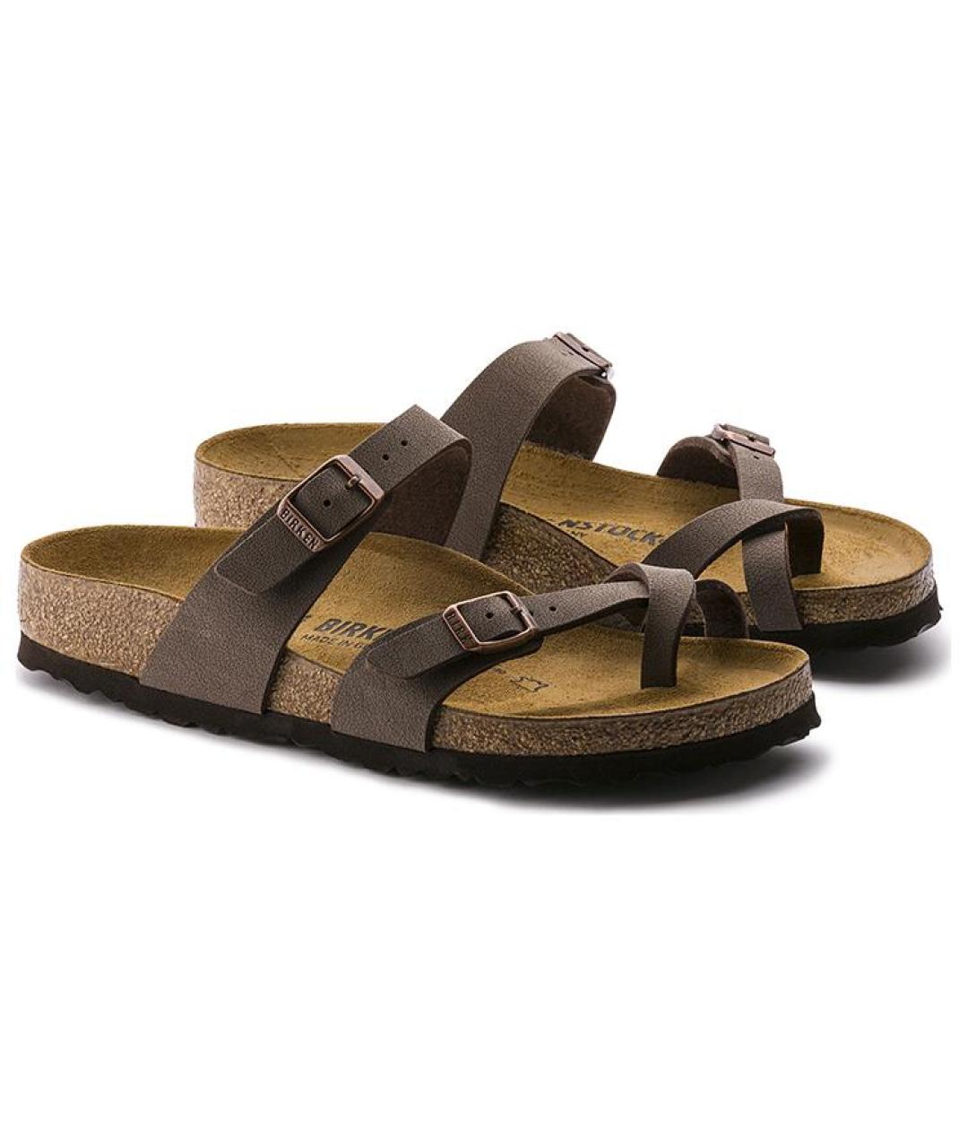 BIRKENSTOCK Коричневые сандалии, фото 3