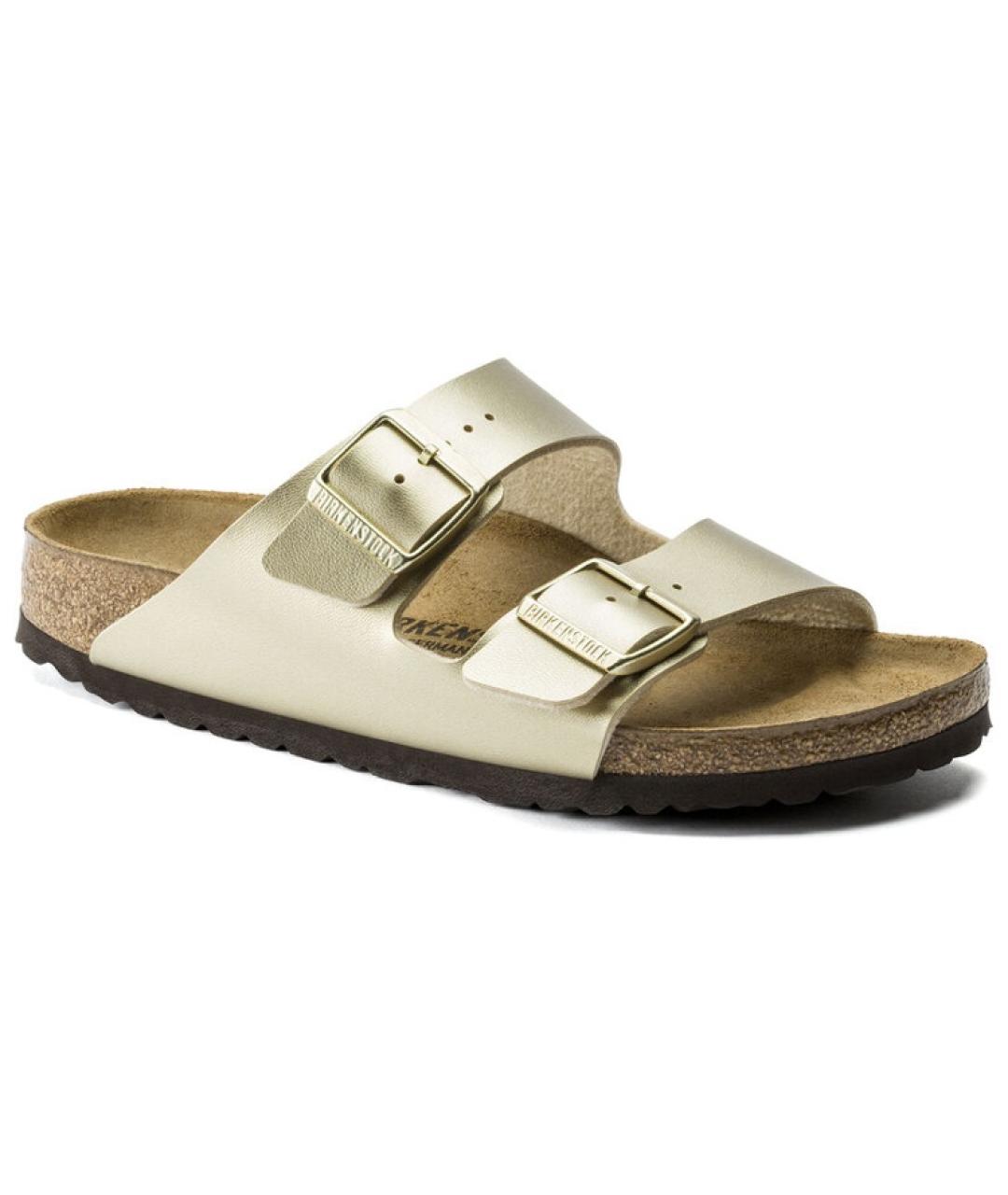 BIRKENSTOCK Золотые сандалии, фото 3