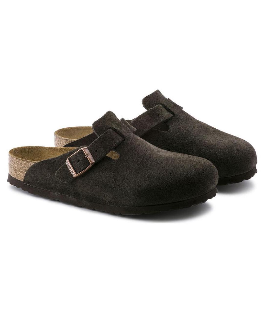 BIRKENSTOCK Коричневые сабо, фото 3