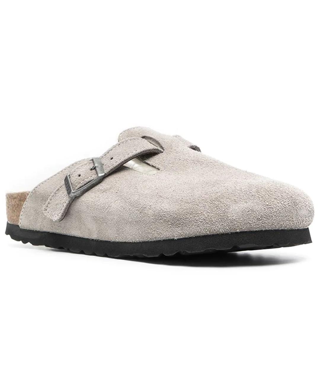 BIRKENSTOCK Серые сабо, фото 3