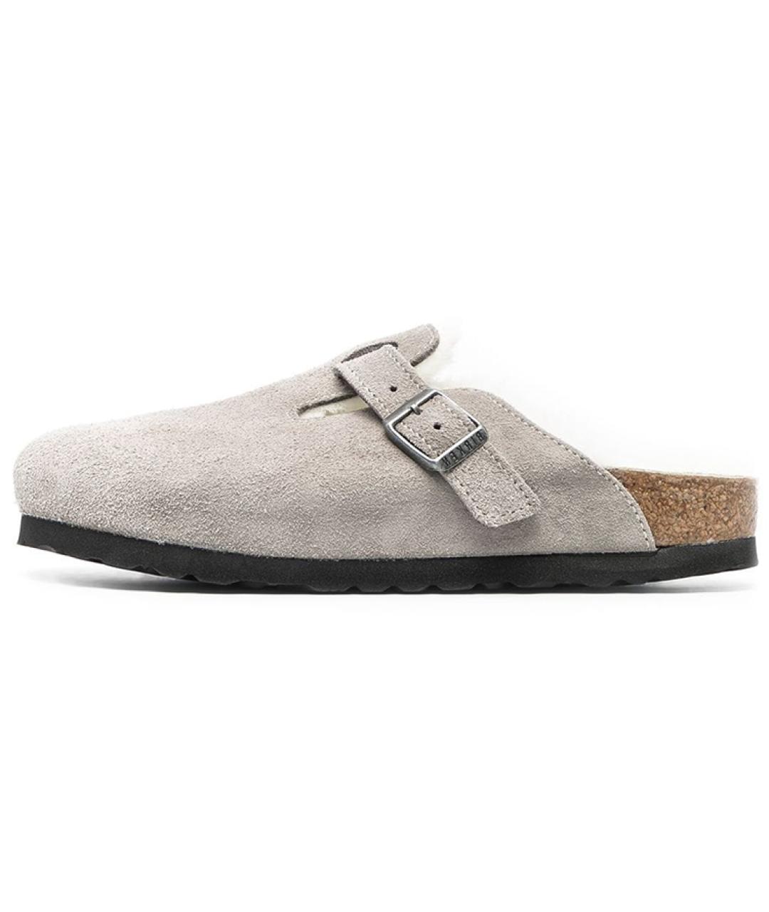 BIRKENSTOCK Серые сабо, фото 2