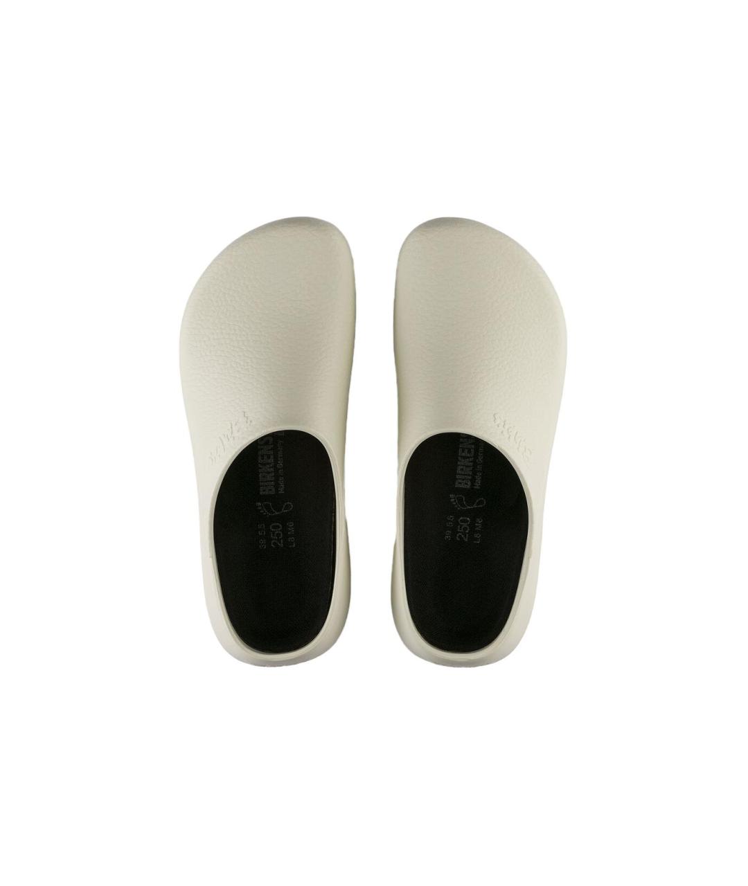 BIRKENSTOCK Белые сабо, фото 4