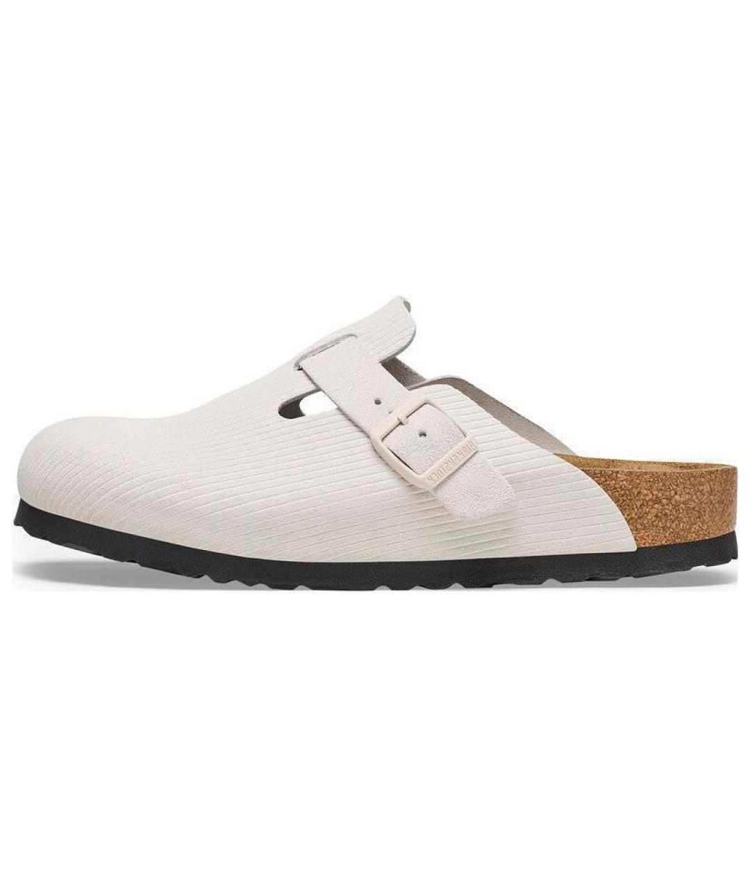BIRKENSTOCK Белые замшевые сабо, фото 5