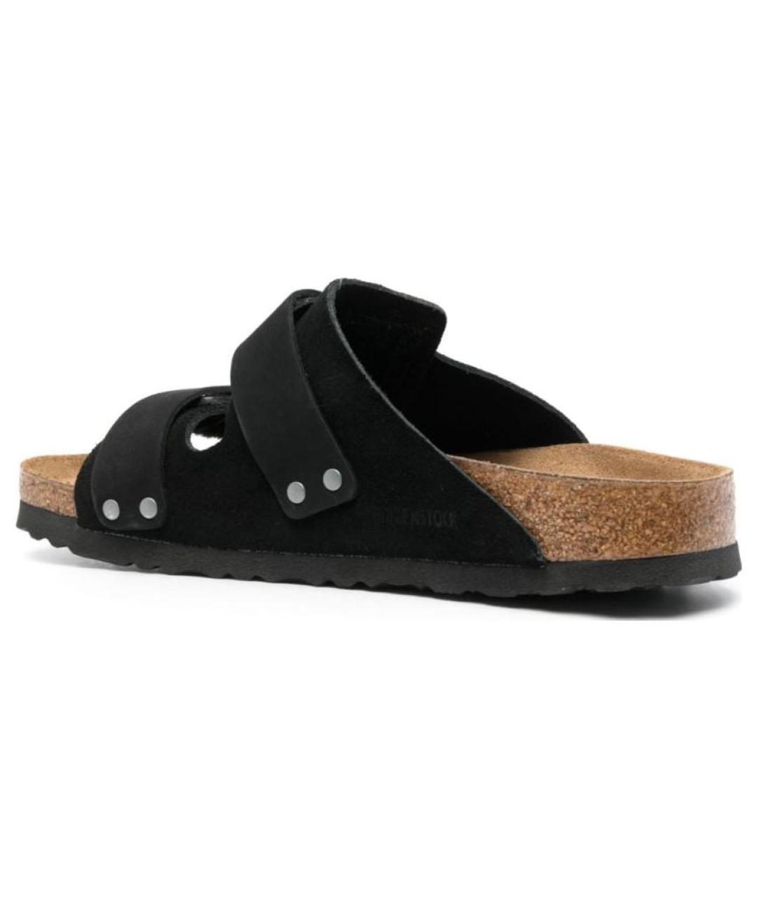 BIRKENSTOCK Черные замшевые сандалии, фото 5